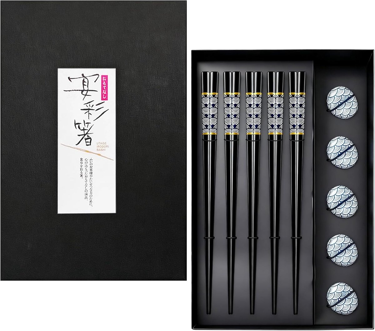 Houten eetstokjes 22,5 cm - Herbruikbaar - Antislip - Perfect voor sushi en Aziatische gerechten - ShopVlot