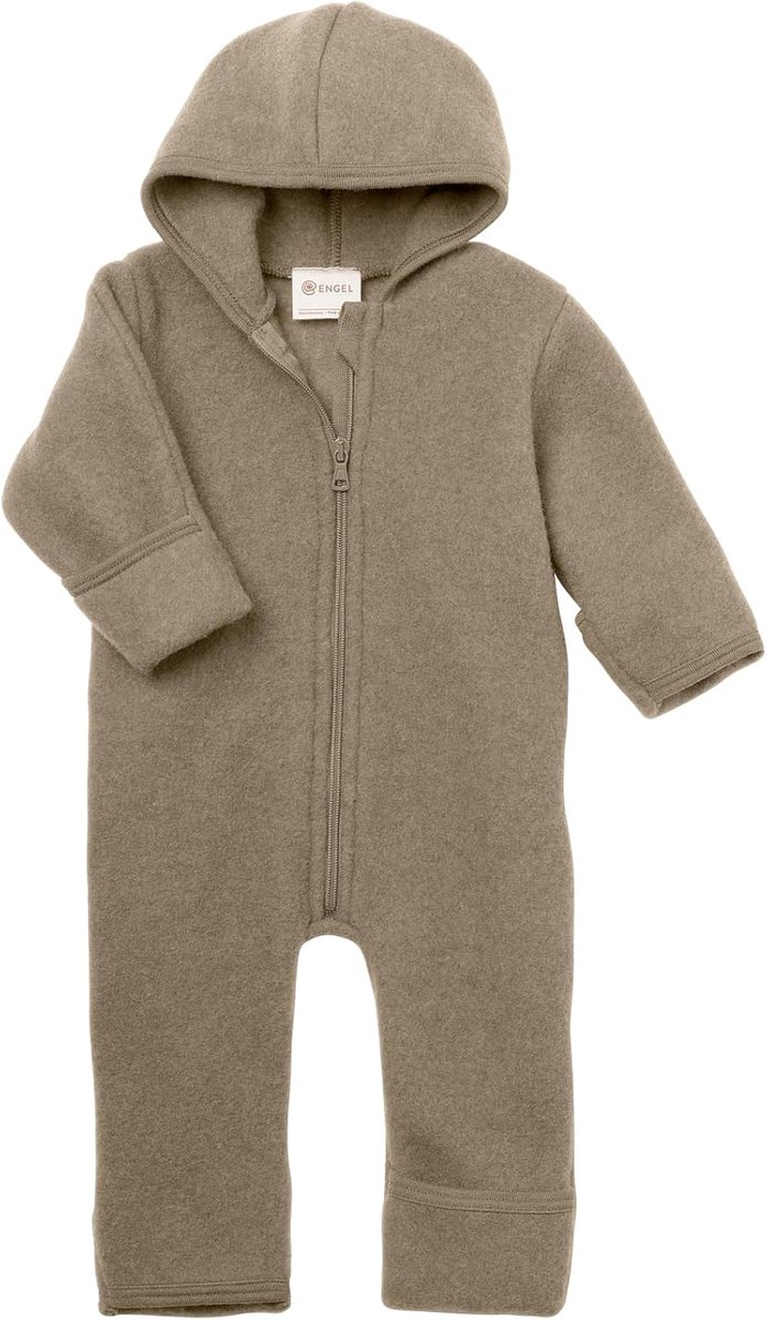 Wollen fleece pak voor baby's - met rits - newborn - 100% wol kbT - ShopVlot