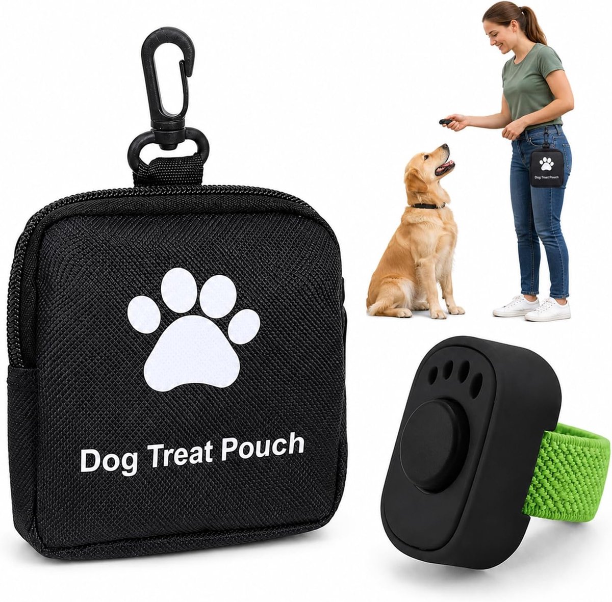 Trainingsset voor honden - duurzame trainingstas met geurisolatie - hoogwaardige accessoires - perfect voor puppy's - ShopVlot