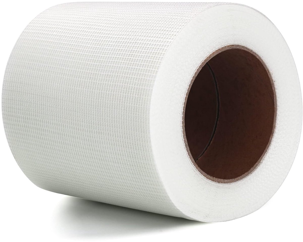 Reparatietape 15 cm x 30 m - Wit - Extra sterk en zelfklevend - Voor het repareren van muren en plafonds - ShopVlot
