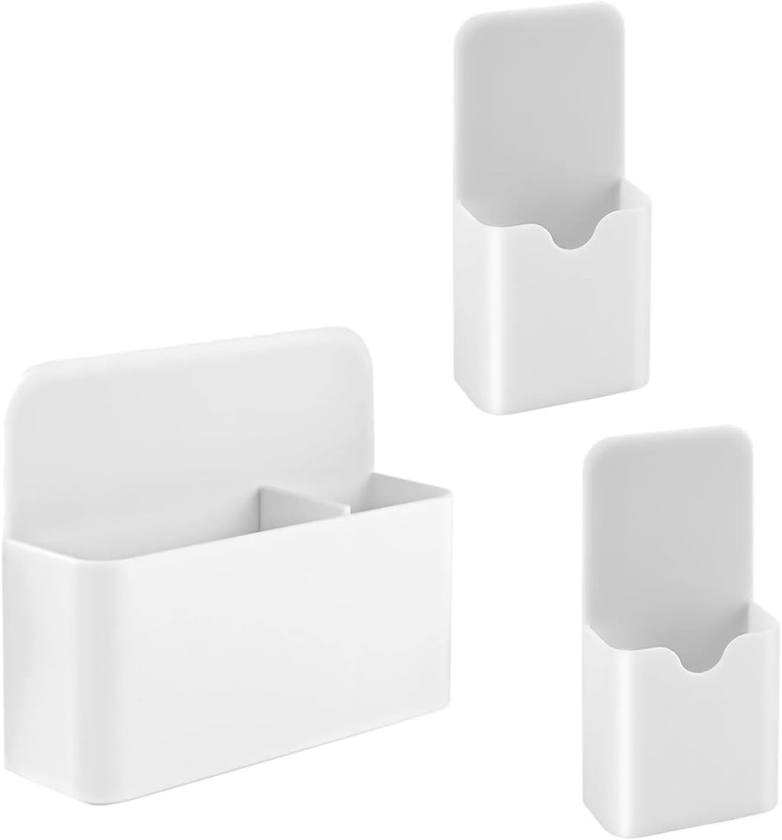 Magnetische penhouder 3 stuks - kunststof - sterke magneten - ideaal voor koelkast en whiteboard - ShopVlot