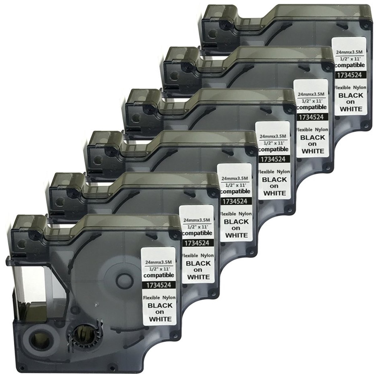 Solidchoice - Compatibele Label Tape voor Dymo Rhino
