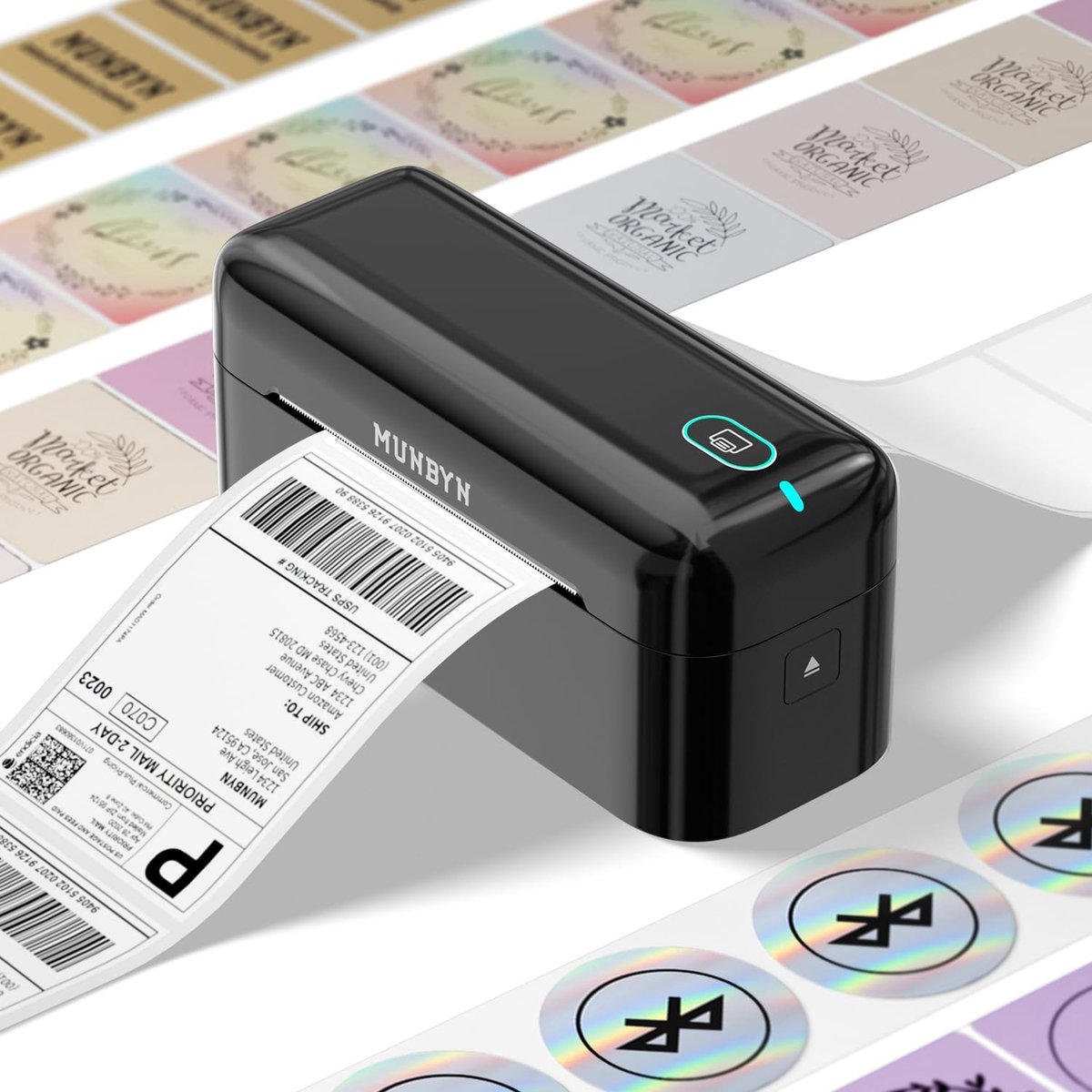 Solidchoice - Bluetooth Verzendlabelprinter voor Pakketten en Kleine Bedrijven