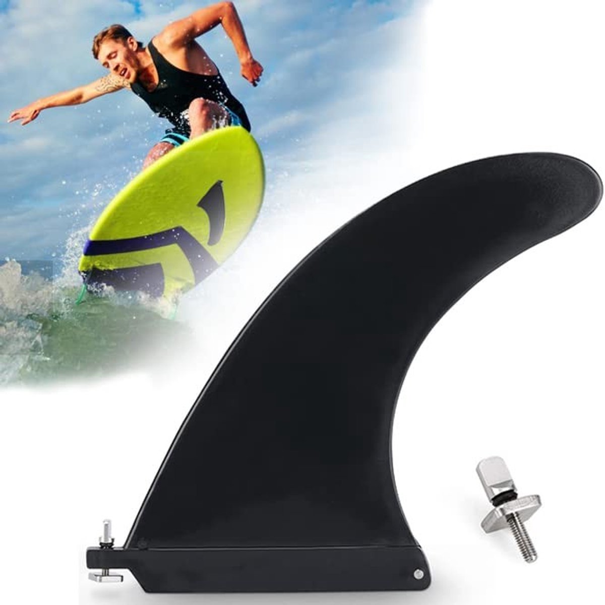 Solidchoice - Verwijderbare Surfboard Vin voor Wateractiviteiten