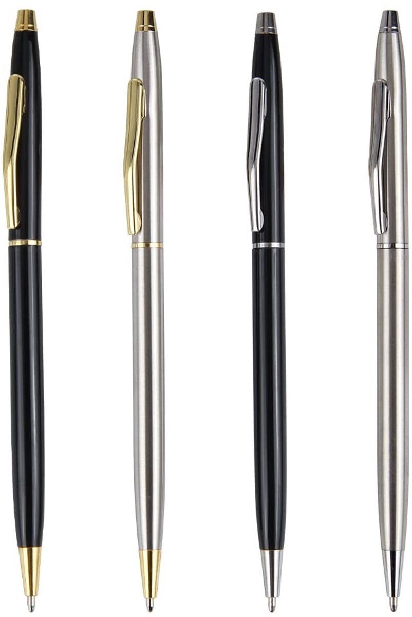 Solidchoice - Set van 4 Dual Heads Rotatie Balpennen