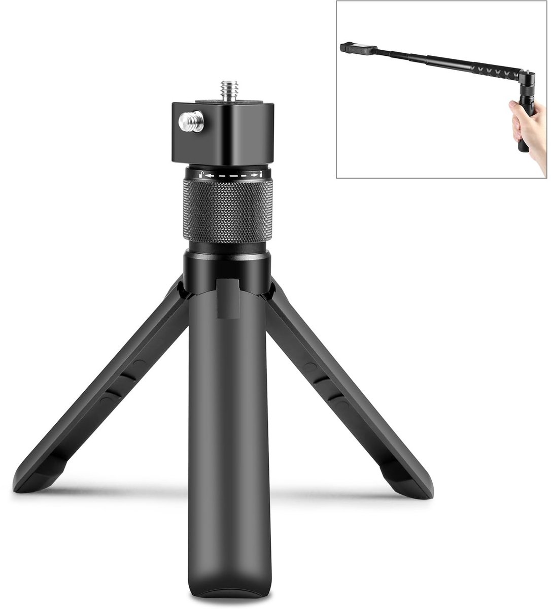 Solidchoice - Rotatable Grip en Statief voor Actiecamera