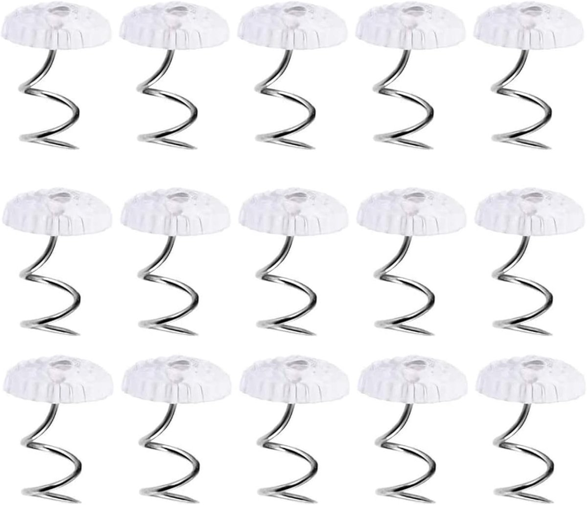 Twist pins 50 stuks - kunststof en staal - robuust en herbruikbaar - ideaal voor dekens en bedrokken - ShopVlot