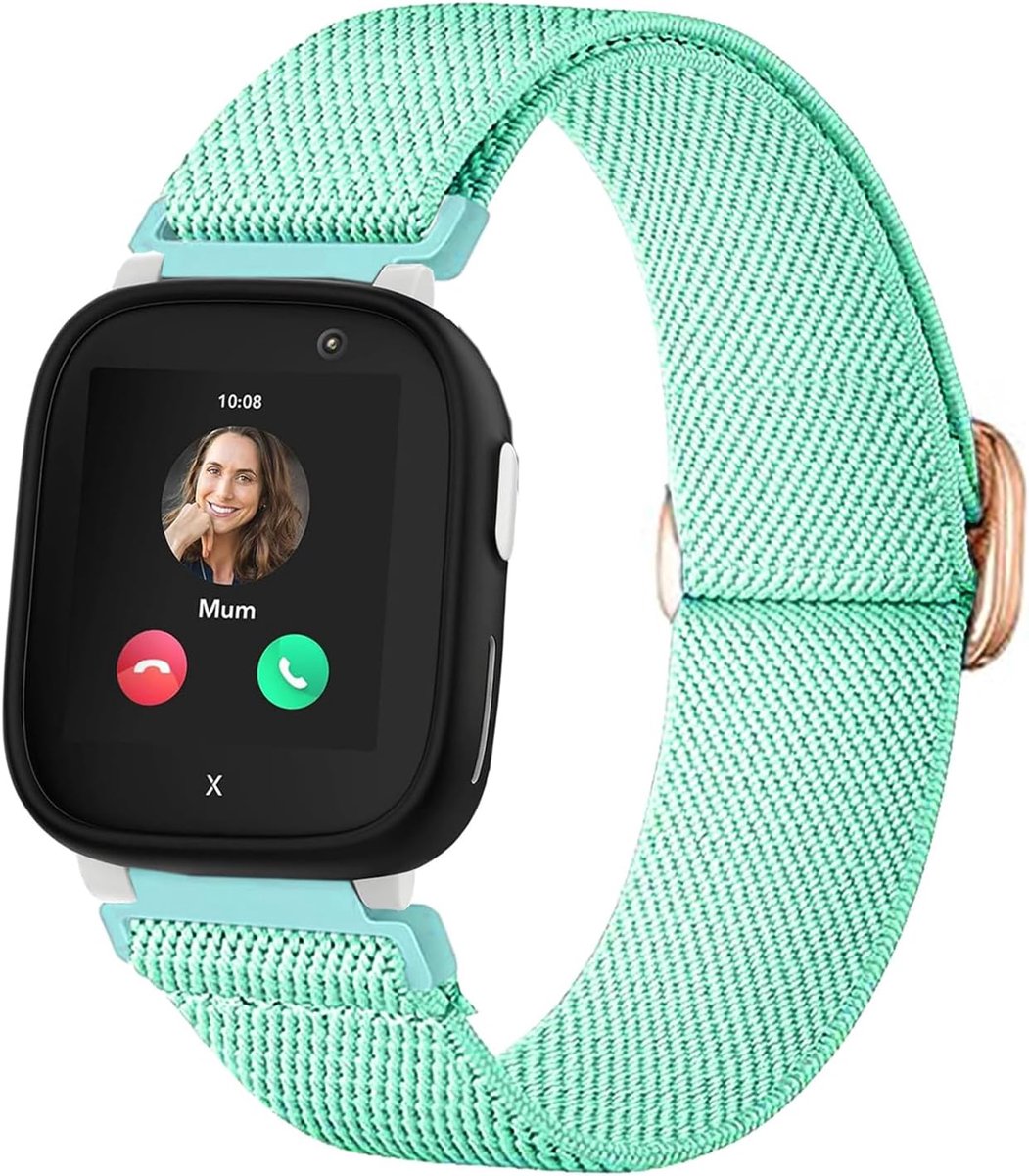 Kinderhorloge Strap - Elastisch Nylon - Vervangingsband voor Xplora X6 - Comfortabel voor actieve kinderen - ShopVlot
