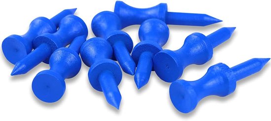 Biologische Golf Tees in Blauw 38MM - 100 Stuks Duurzame en Afbreekbare Tees voor Milieuvriendelijk Golfen — afbeelding 3