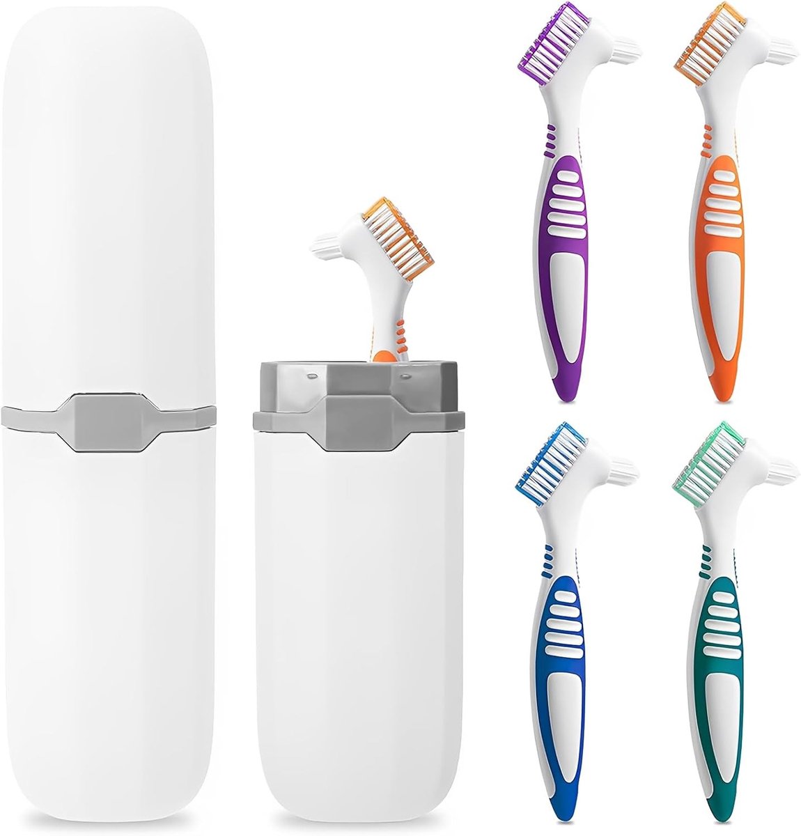 Orthodontische Tandenreiniger met Tandenborstel en Opbergdoos - Compleet Tandreinigingsset voor Gezonde Tanden