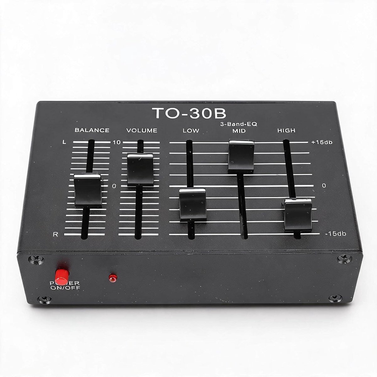 Equalizer mini stereo - HiFi volume controle - lage ruis - perfecte geluidsbalans voor muziekinstrumenten - ShopVlot