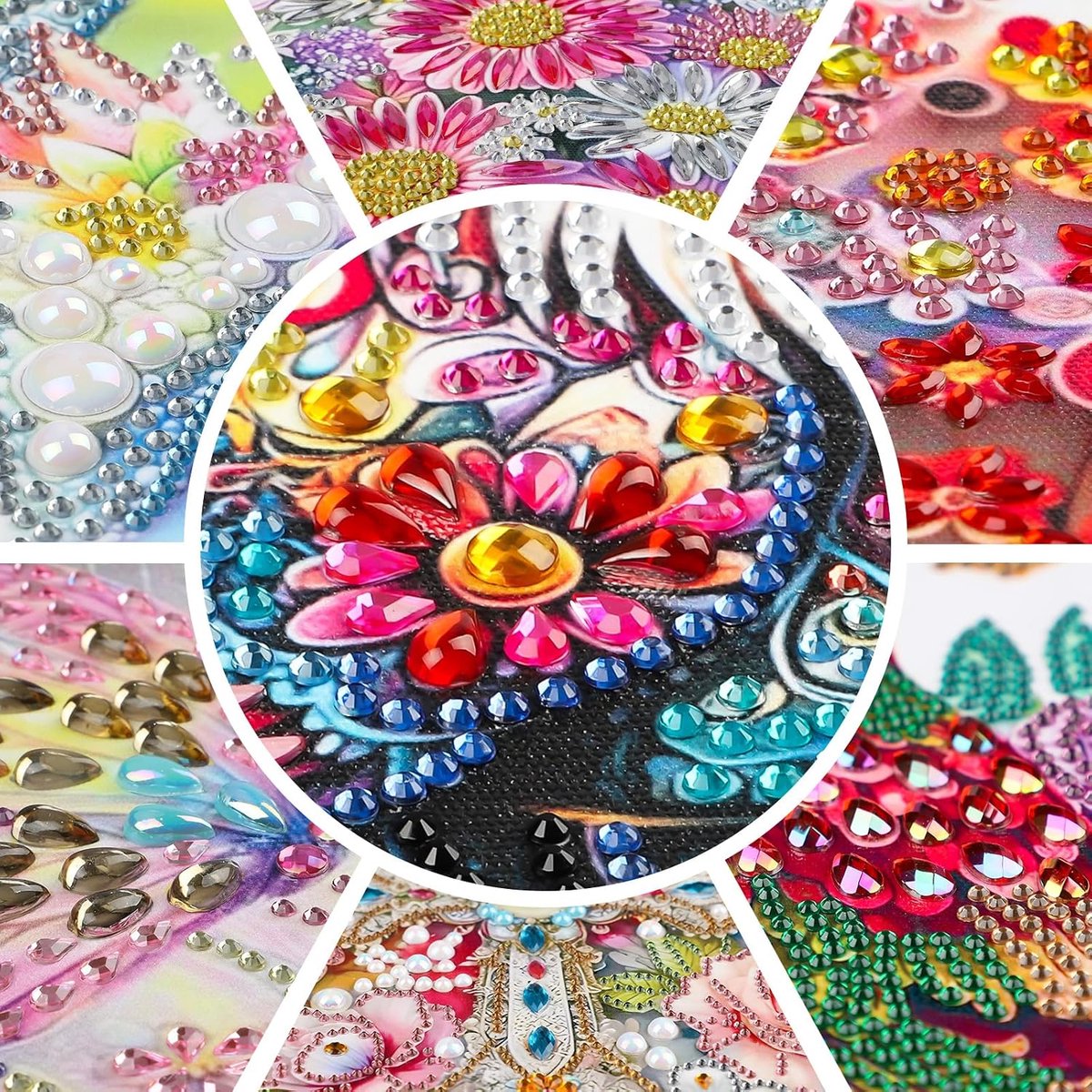 Diamant Schilderen Set Volwassenen - Speciale Vormen Kristallen - DIY Hangdecoratie - Creatieve Ontspanning - ShopVlot