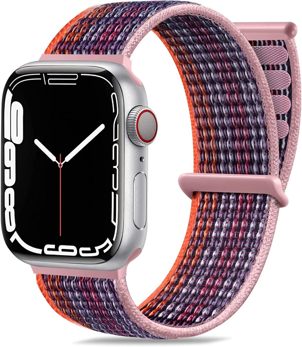 Maledan Solo Loop armband 44 mm - elastisch - verstelbaar - comfortabel voor Apple Watch - ShopVlot
