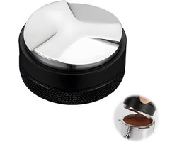 Professionele 51 mm Koffie Tamper voor Espresso met RVS Plaat en Ergonomische Handgreep voor Perfecte Poederverdeling en Barista Koffie Liefhebbers