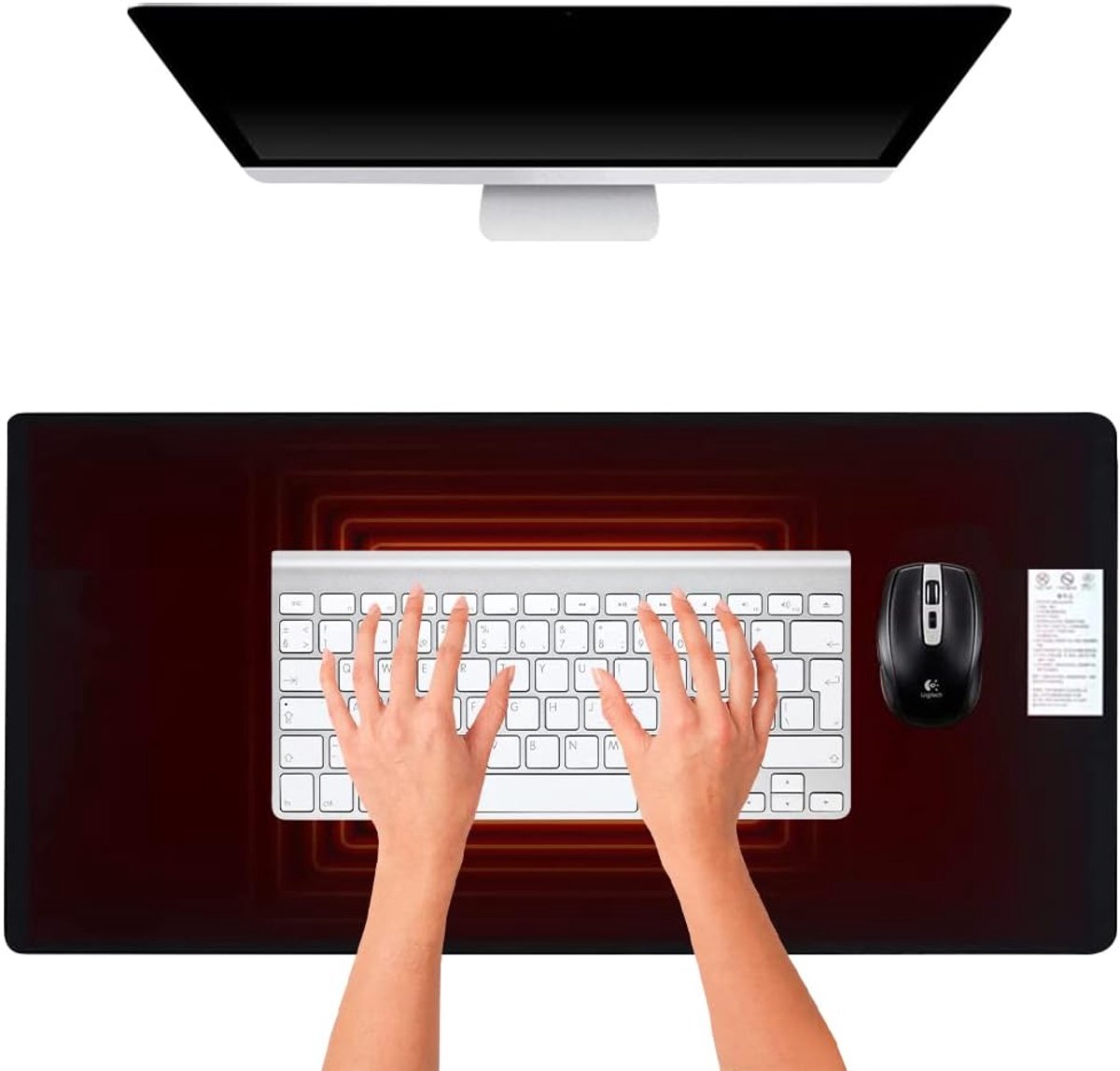 LUFEIS Table Pad, Heated Mouse Pad, Smart Heated Desk Mat, 82 x 40 cm, Large Mouse Pad with 7 Heat Settings, 4 Hours - ShopVlot