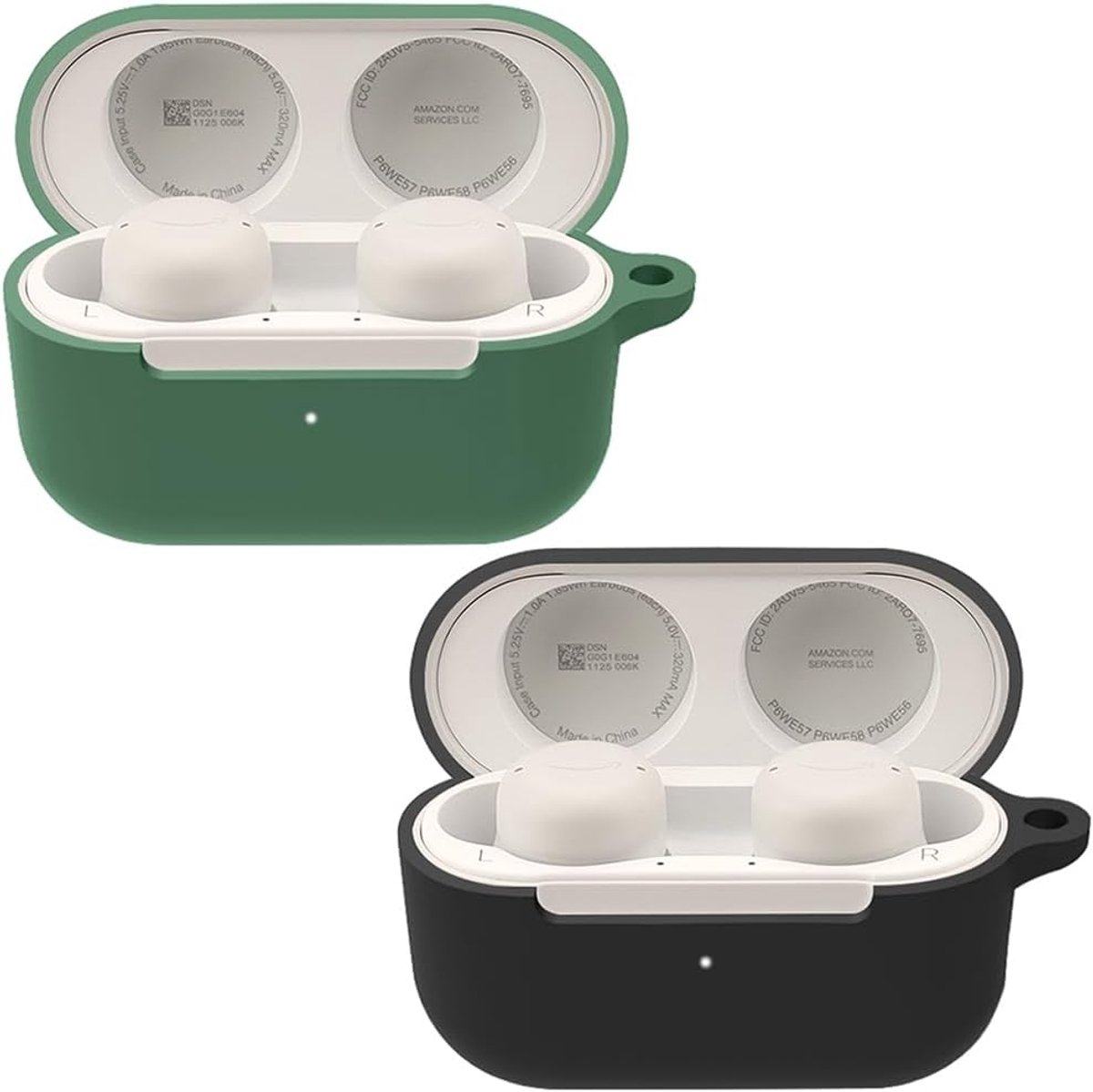 Silicone Protective Case Compatible with Echo Buds 2nd [Supports Wireless Charging] [Shockproof Protective Case] - ShopVlot