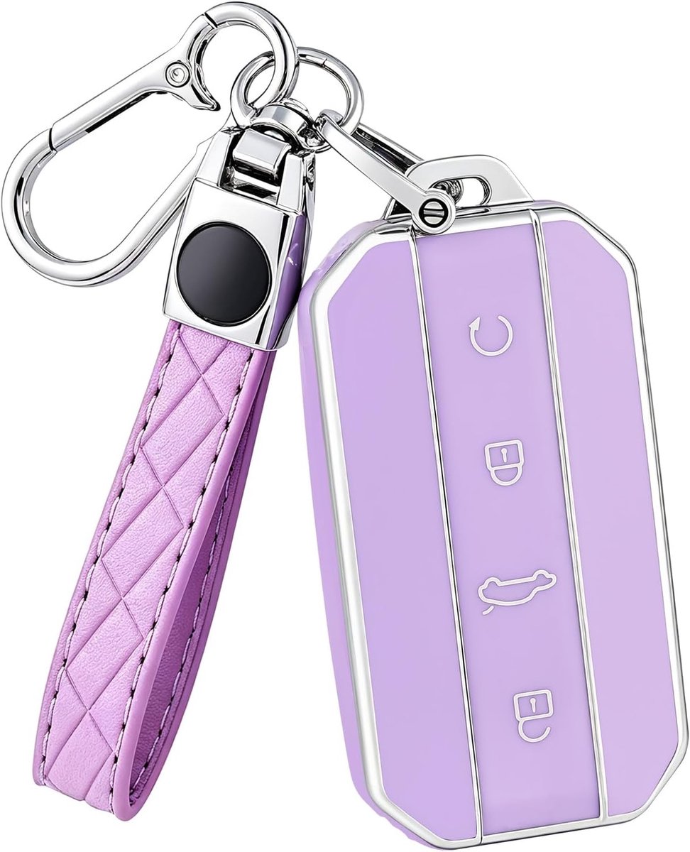 Car Key Cover Case for Chery Omoda Jaecoo J7 J5 2025 2026 - Scratch-resistant key cover. Key case with keychain. - ShopVlot