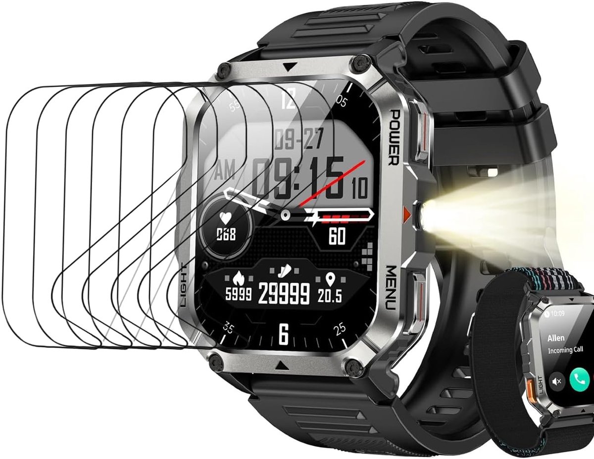6pcs Slimme Horloge Gel Film voor Blackview W70 Pro 2.01" / W70Pro - ShopVlot