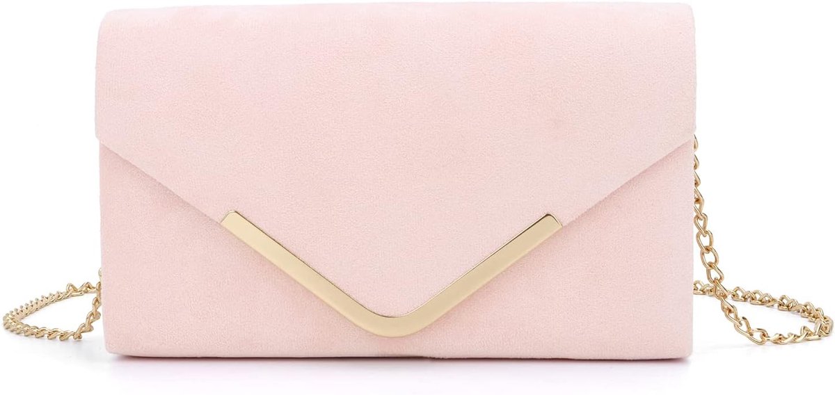 Clutch handtas bruid - faux leer - elegante envelop - perfect voor bruiloften - ShopVlot