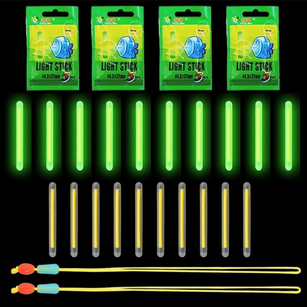 20 light bars for night fishing, fishing rod and buoy accessories, anglers glow sticks - ShopVlot