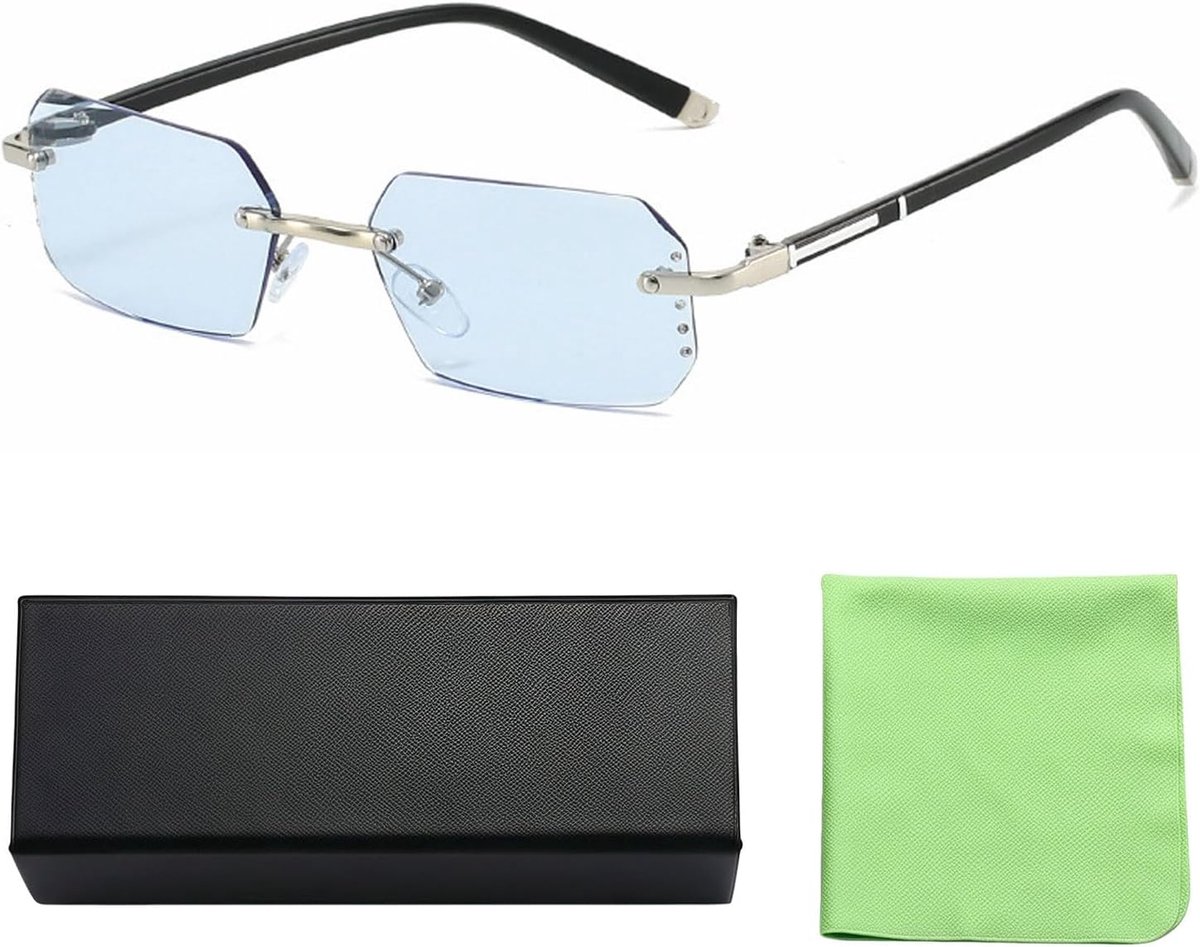 Hochwertige Reading Glasses 1.5 Diopters with Blue Filter, Light Screen Glasses for Women and Men, Modern Reading - ShopVlot