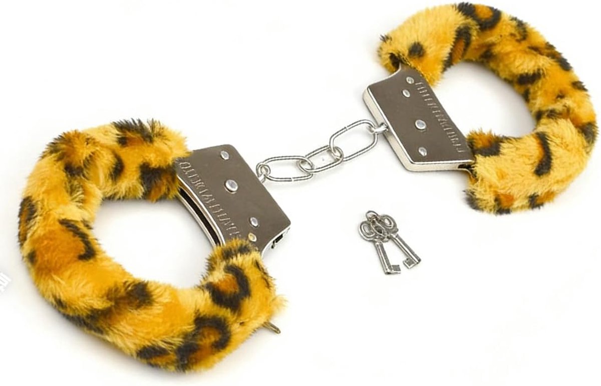 Handboeien voor seksspelletjes - 1-delige bondage set - luipaardprint - voor spannende avonturen - ShopVlot