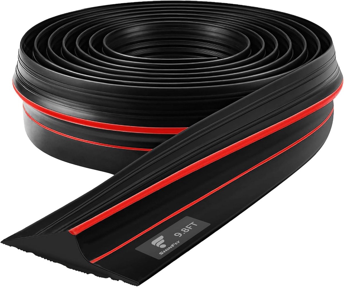 Garage deur seal 16mm - rubber - bescherming tegen regen en wind - houdt garage droog - ShopVlot