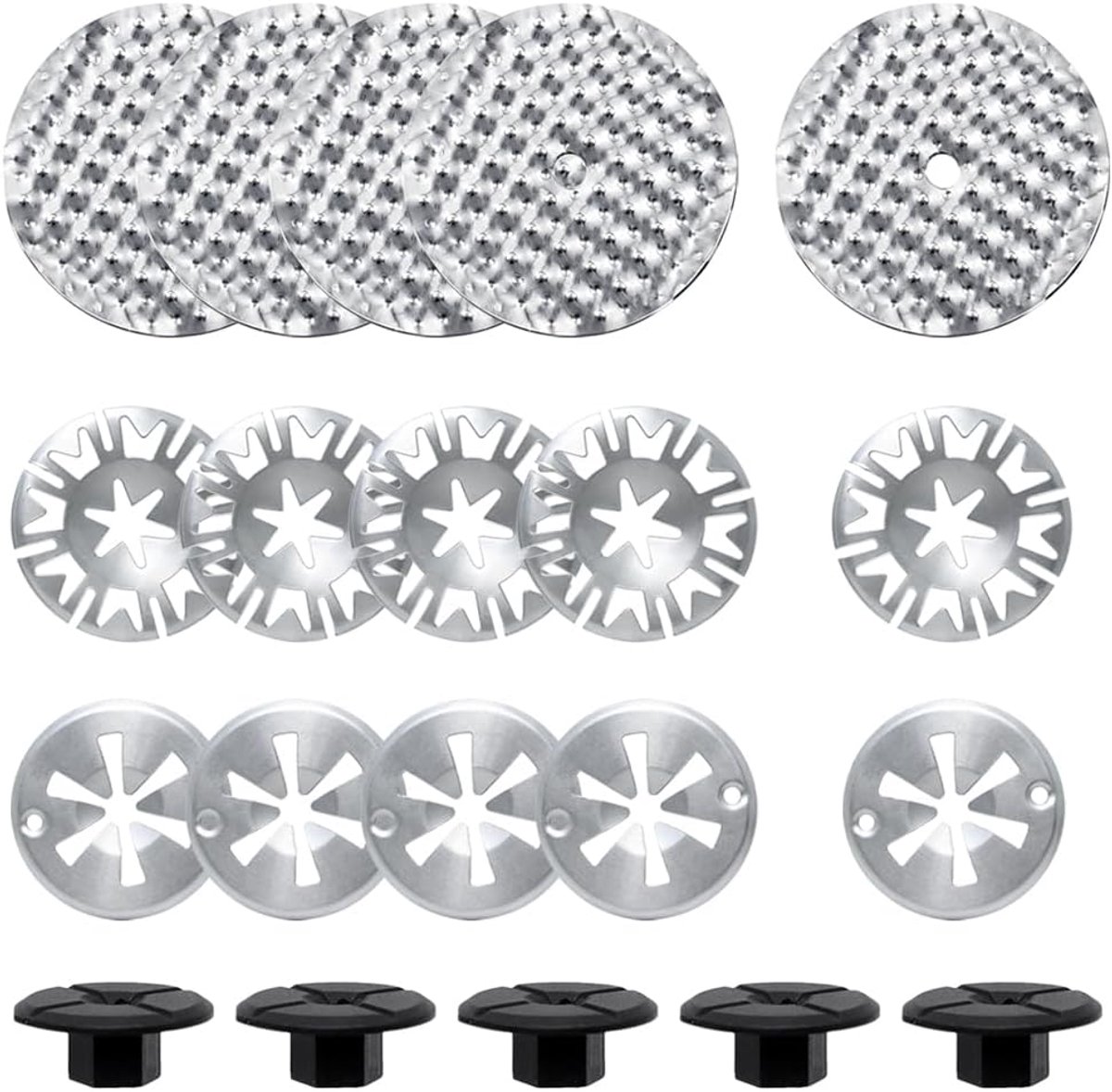 Heat shield reparatieset 20-delig - metalen beschermplaten - universeel voor auto - duurzame bescherming - ShopVlot