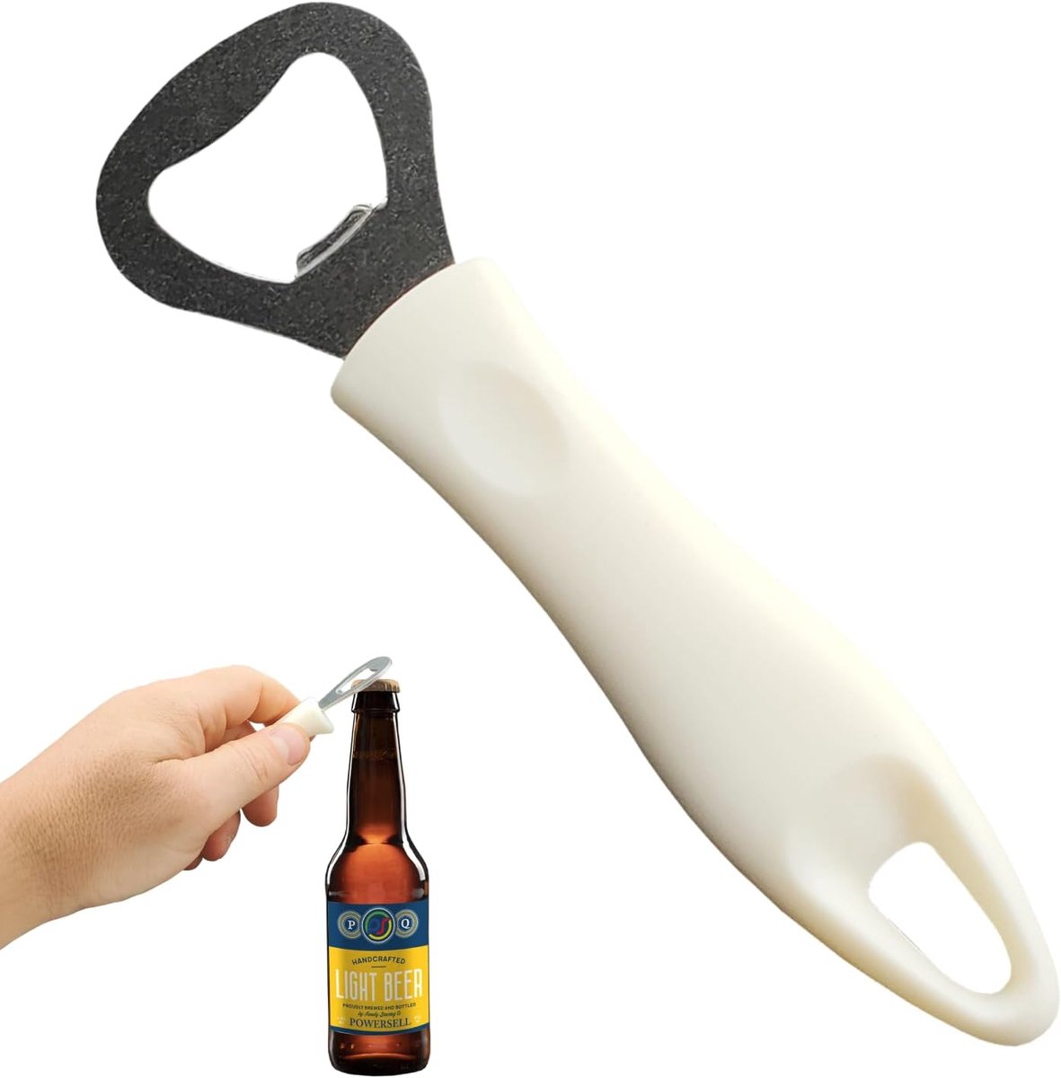 Flessenopener - RVS - Ergonomisch handvat - Perfect voor thuisgebruik - ShopVlot