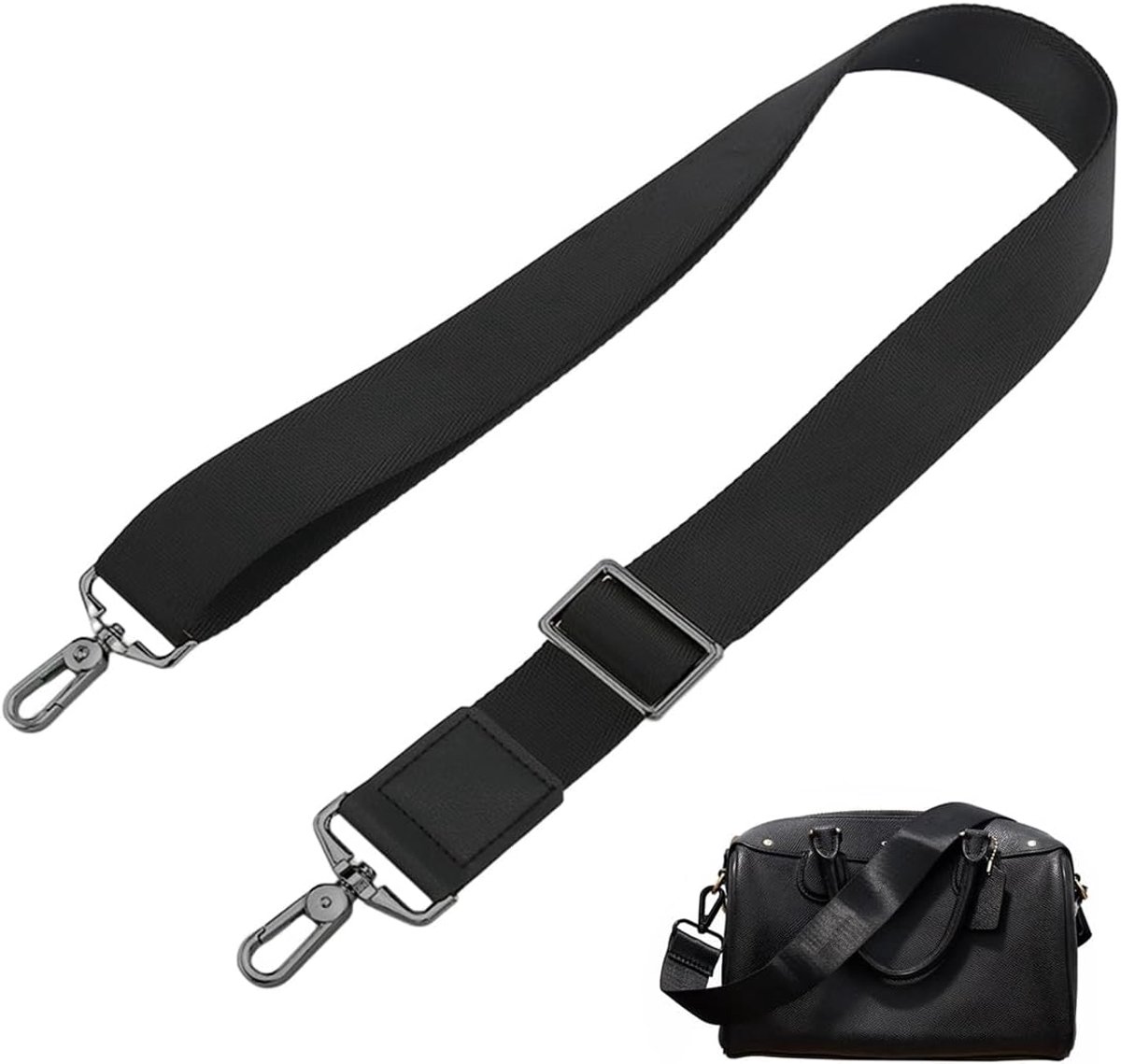 Schouderriem voor laptoptas 75-140 cm - verstelbaar nylon - versterkte stijl - stevig en duurzaam - ShopVlot