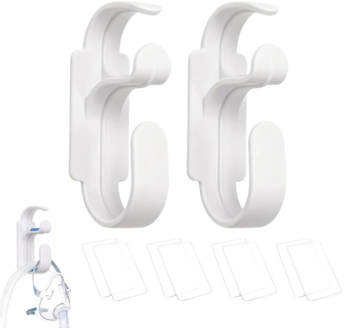 CPAP Bed and Wall Hose Holder, Hose Holder CPAP for Hose System, CPAP Holder Made of ABS, Stable Holder for CPAP Hose - ShopVlot