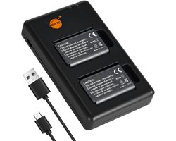 DSTE 2 Pack NP-BX1 Battery Charger Compatible with Sony ZV-1, DSC-RX100 VII, DSC-RX100 II, DSC-RX100M II, DSC-RX100 - ShopVlot