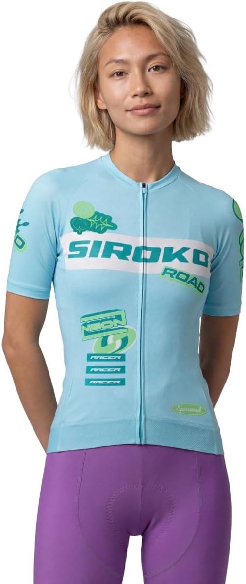 SIROKO - Zomerfietsshirt voor dames, M8-W NRC blauw - ShopVlot
