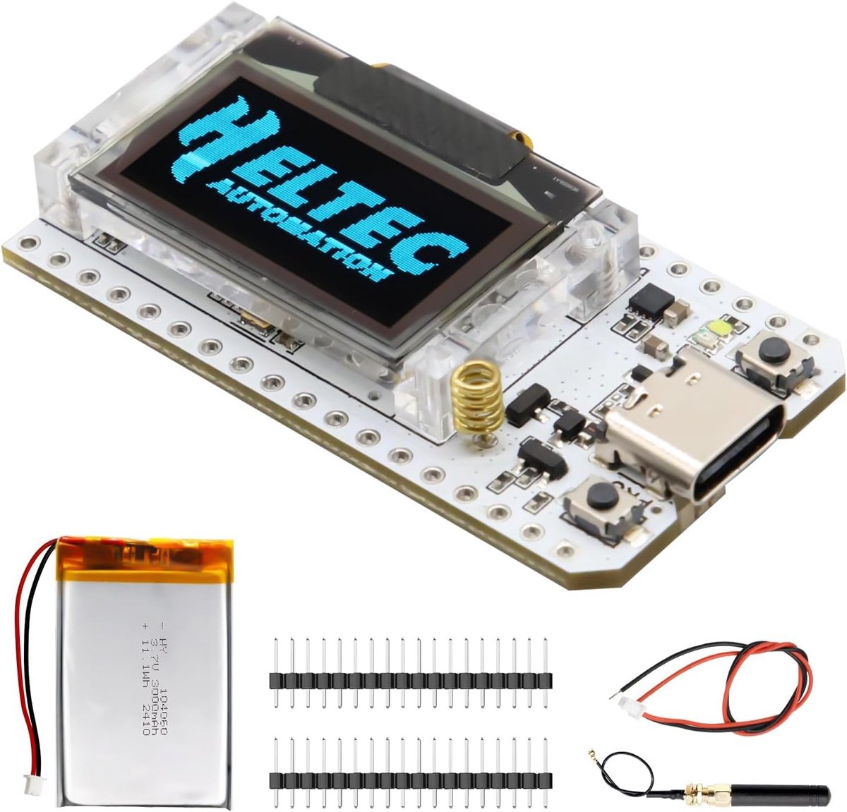 LoRa voor ESP-32 V3 Board - 3000mAh batterij - 868MHz antenne - ideaal voor IoT ontwikkeling - ShopVlot