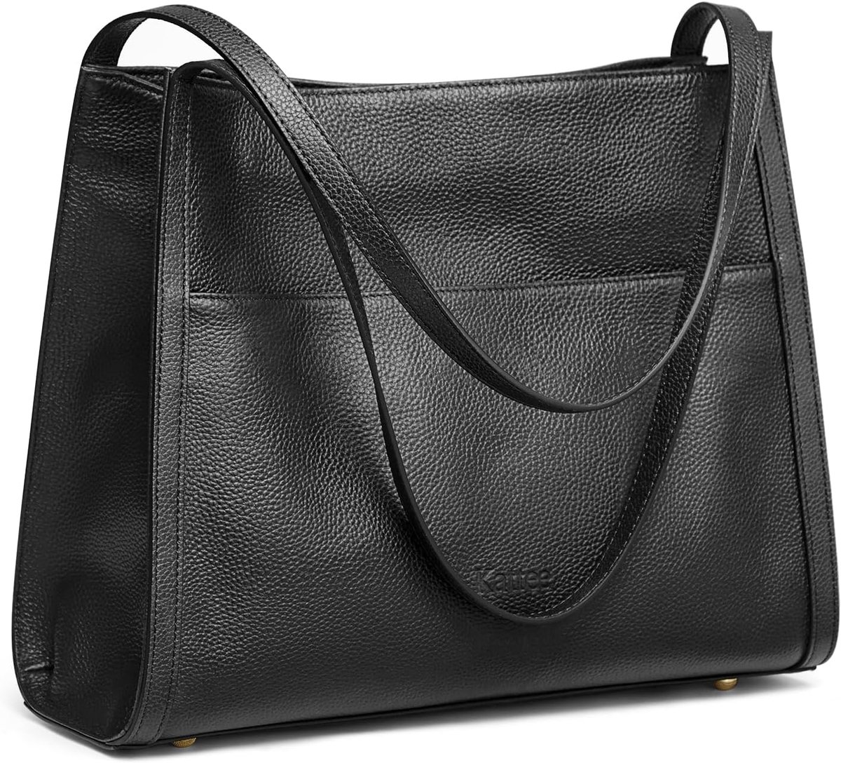Tote tas voor dames - zacht leer - schoudertas - ideaal voor werk en reizen - ShopVlot