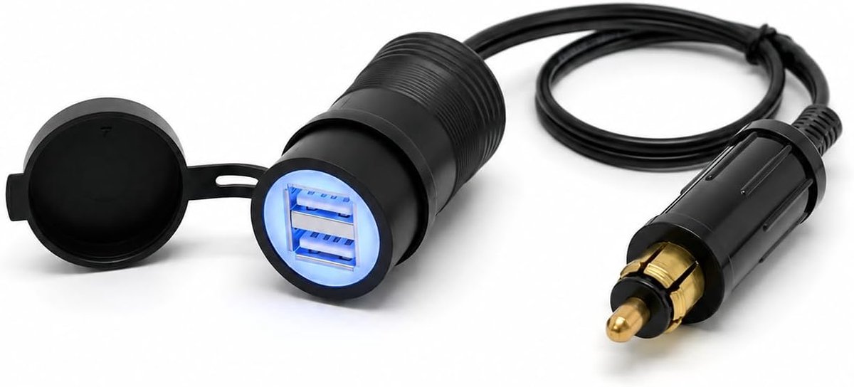 Power Supply 6680 Serie - Hella (Din) naar USB - snel opladen - compatibel met verschillende apparaten - ShopVlot
