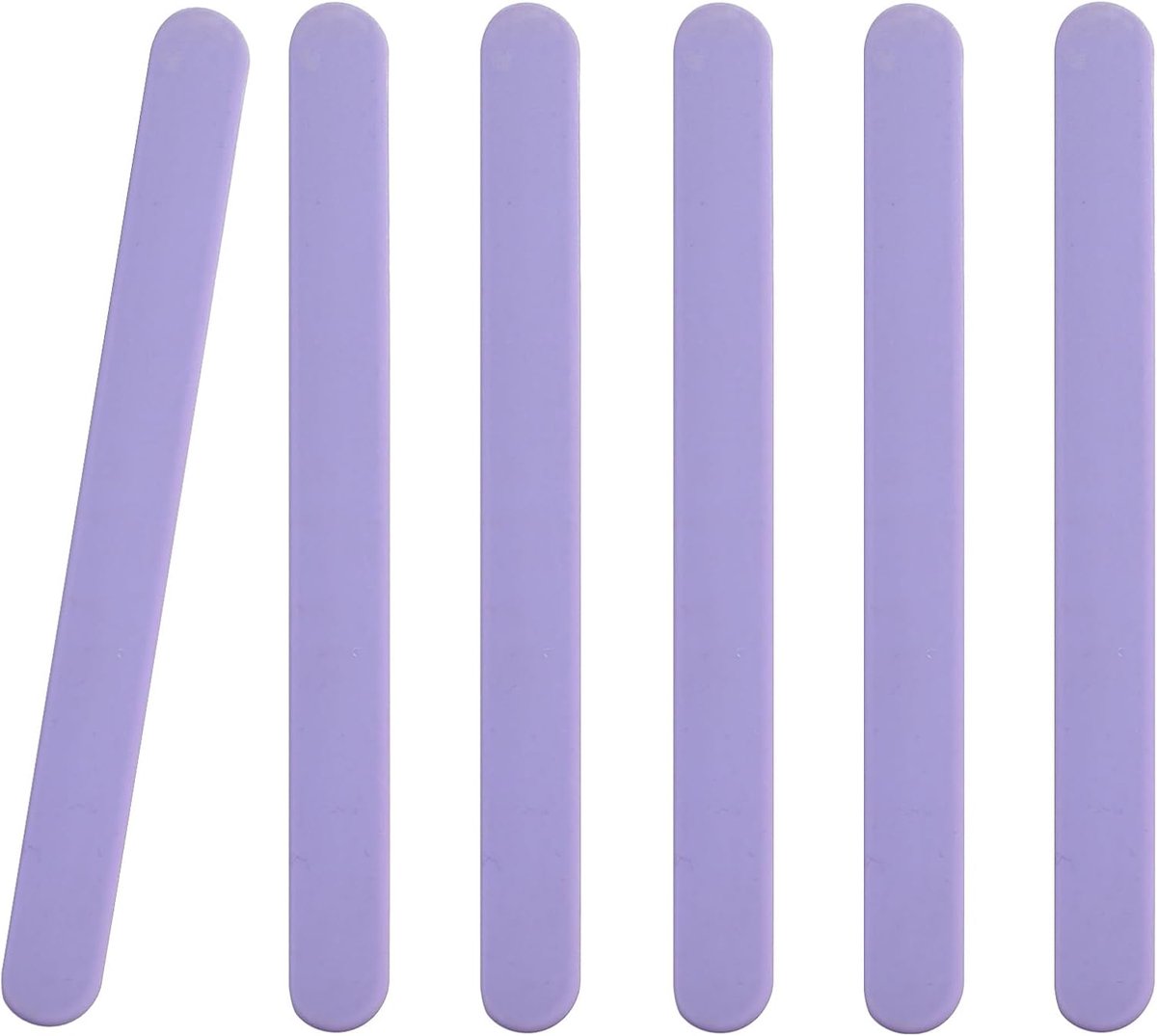 Silicone stirrers 6 stuks - paarse siliconen mengstokken - herbruikbaar - ideaal voor epoxy en verf - ShopVlot