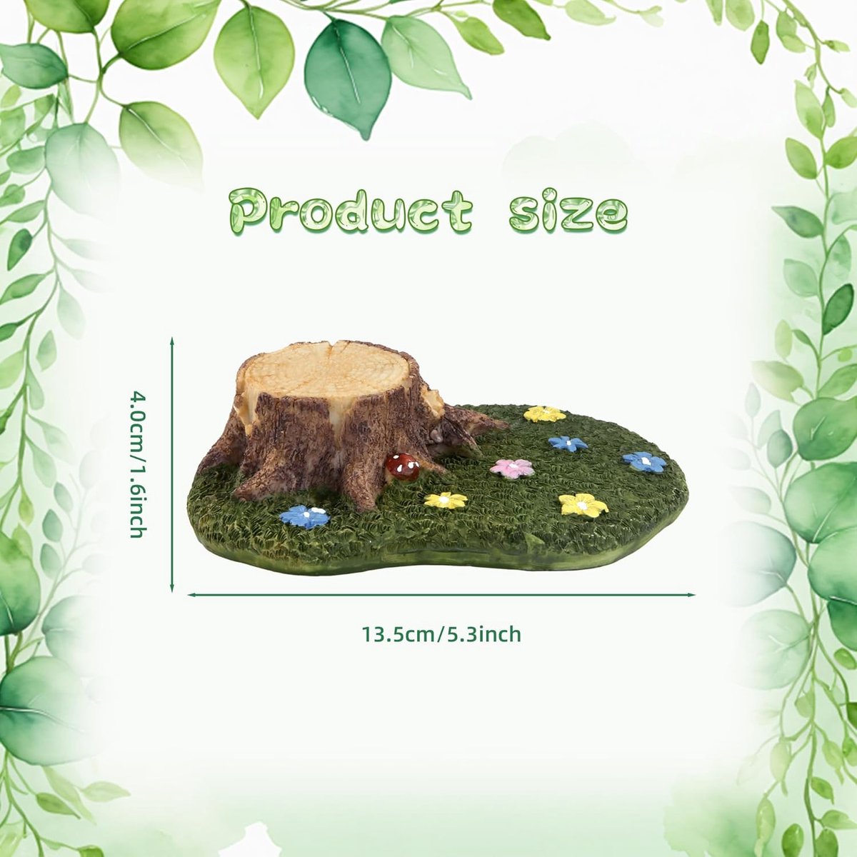 Boomstronk decoratie - handgemaakt hars - realistisch ontwerp - perfect voor tuin en interieur - ShopVlot