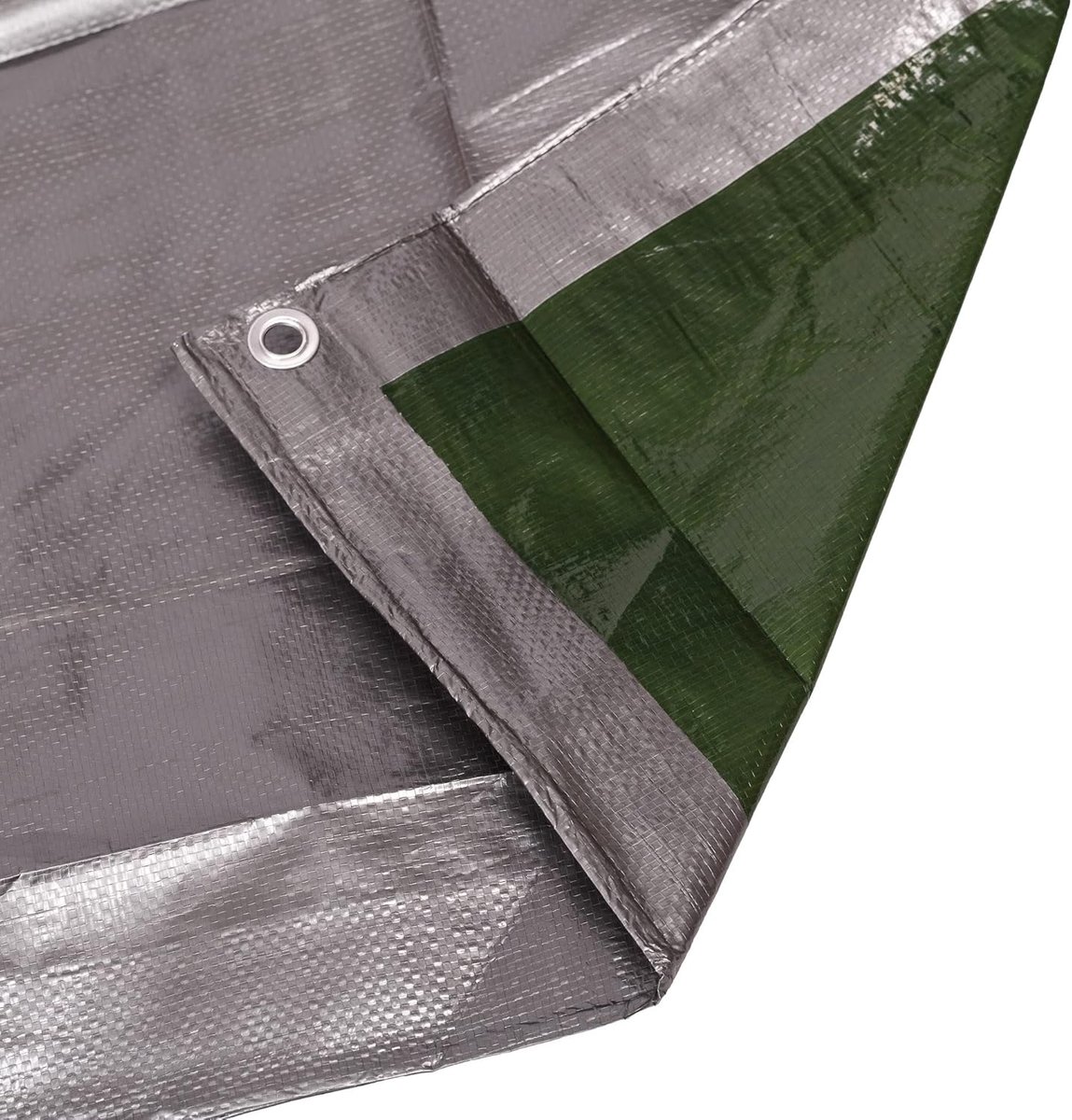 Waterdichte zeil 2 x 3 m - zilver - PP PE - anti-schimmel voor voertuigen en tuinmeubelen - ShopVlot