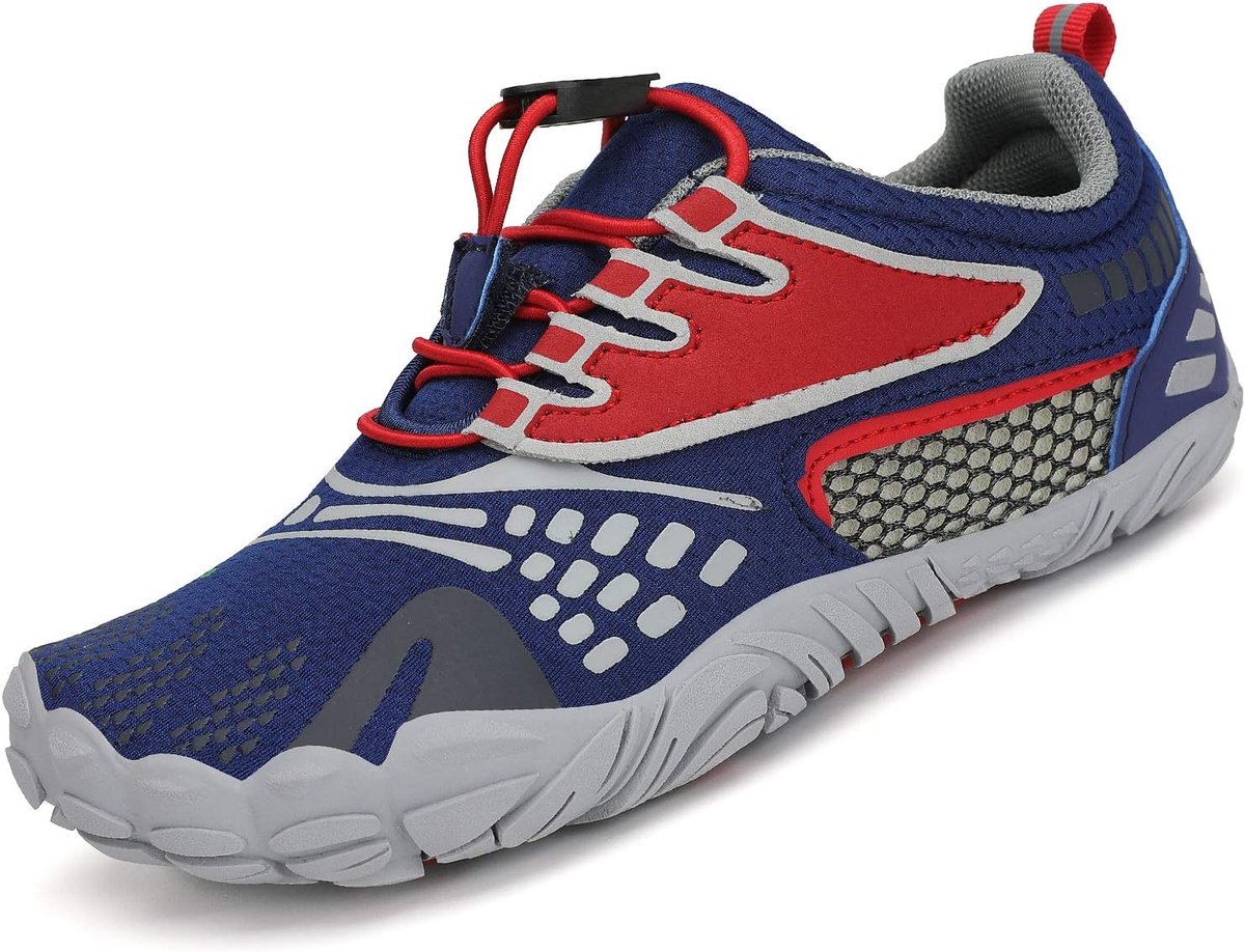 Barefoot schoenen meisjes maat 24-36 - ademend blauw - minimalistisch - ideaal voor buitenactiviteiten - ShopVlot