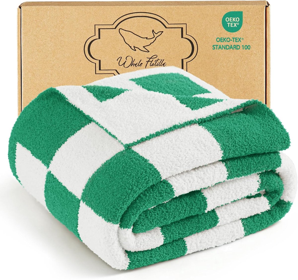 Cuddly blanket 130 x 170 cm - zachte gebreide plaid - warm en knus - perfect voor elk seizoen - ShopVlot