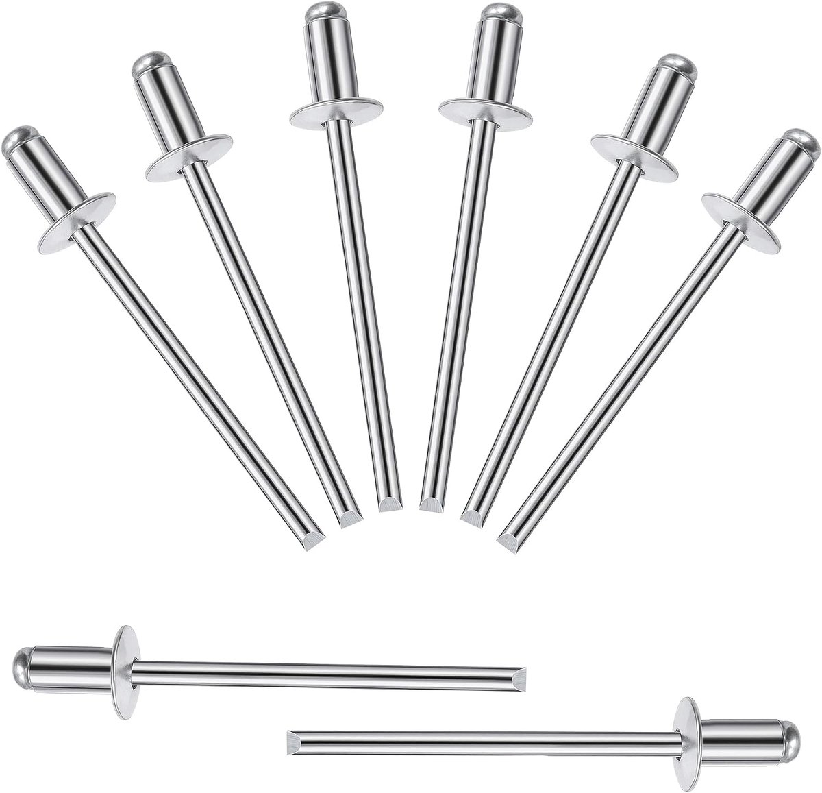 Blindrivets 3.6 x 6 mm - Aluminium met stalen mandrel - Duurzaam en corrosiebestendig - Voor diverse toepassingen - ShopVlot