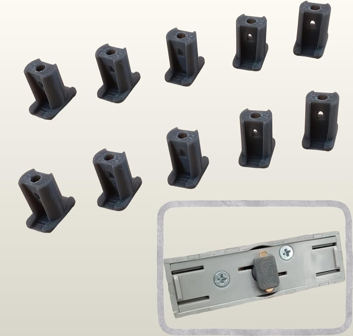 Contacthouder, sokkel, set van 5, compatibel met Dometic 12 V led-railspot - ShopVlot