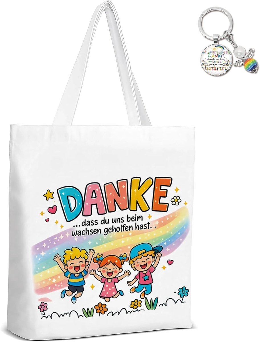Kleine mensen hebben zo grote harten nodig als de jouwe, tassen afscheidsgeschenk opvoeder - ShopVlot