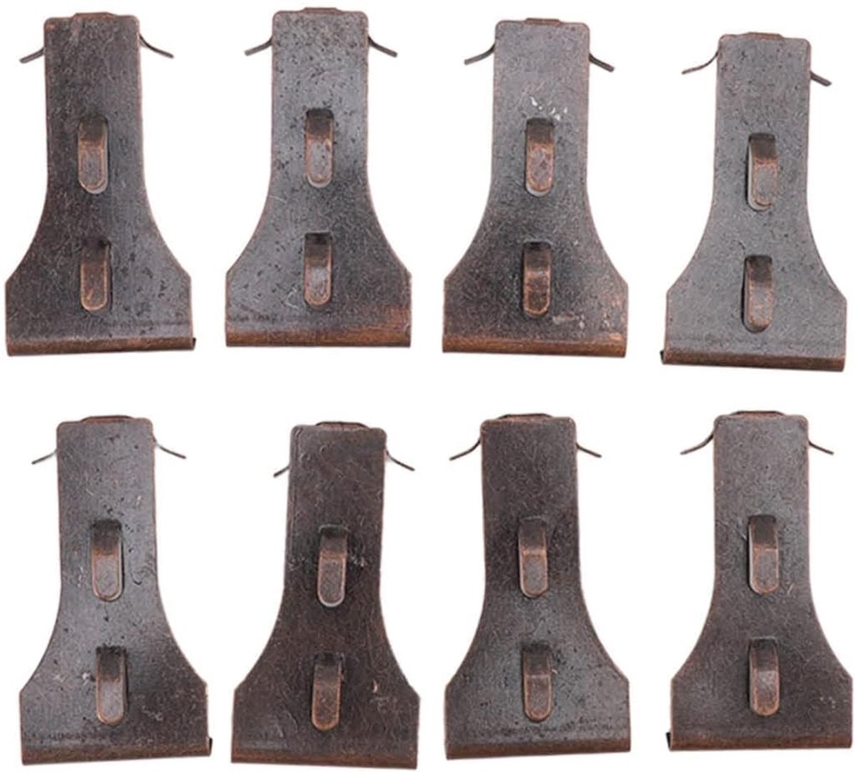 Brick Hanger 8 stuks - Stalen brick hook clips - Eenvoudig te installeren - Voor wanddecoratie - ShopVlot