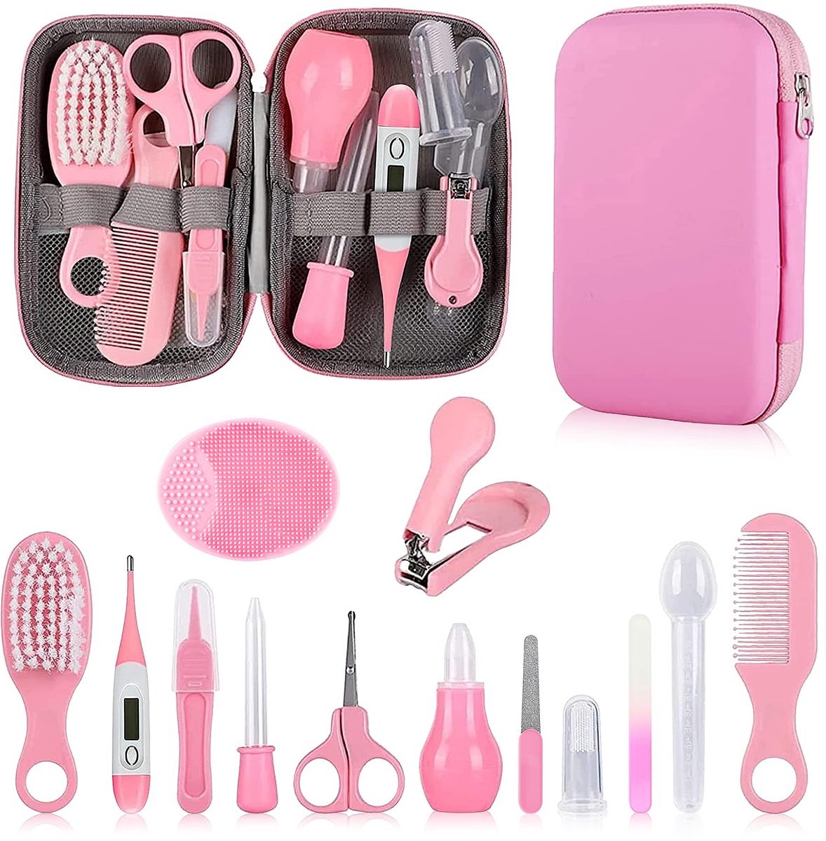 Casalora Baby Verzorging Set - 14-elig - Roze