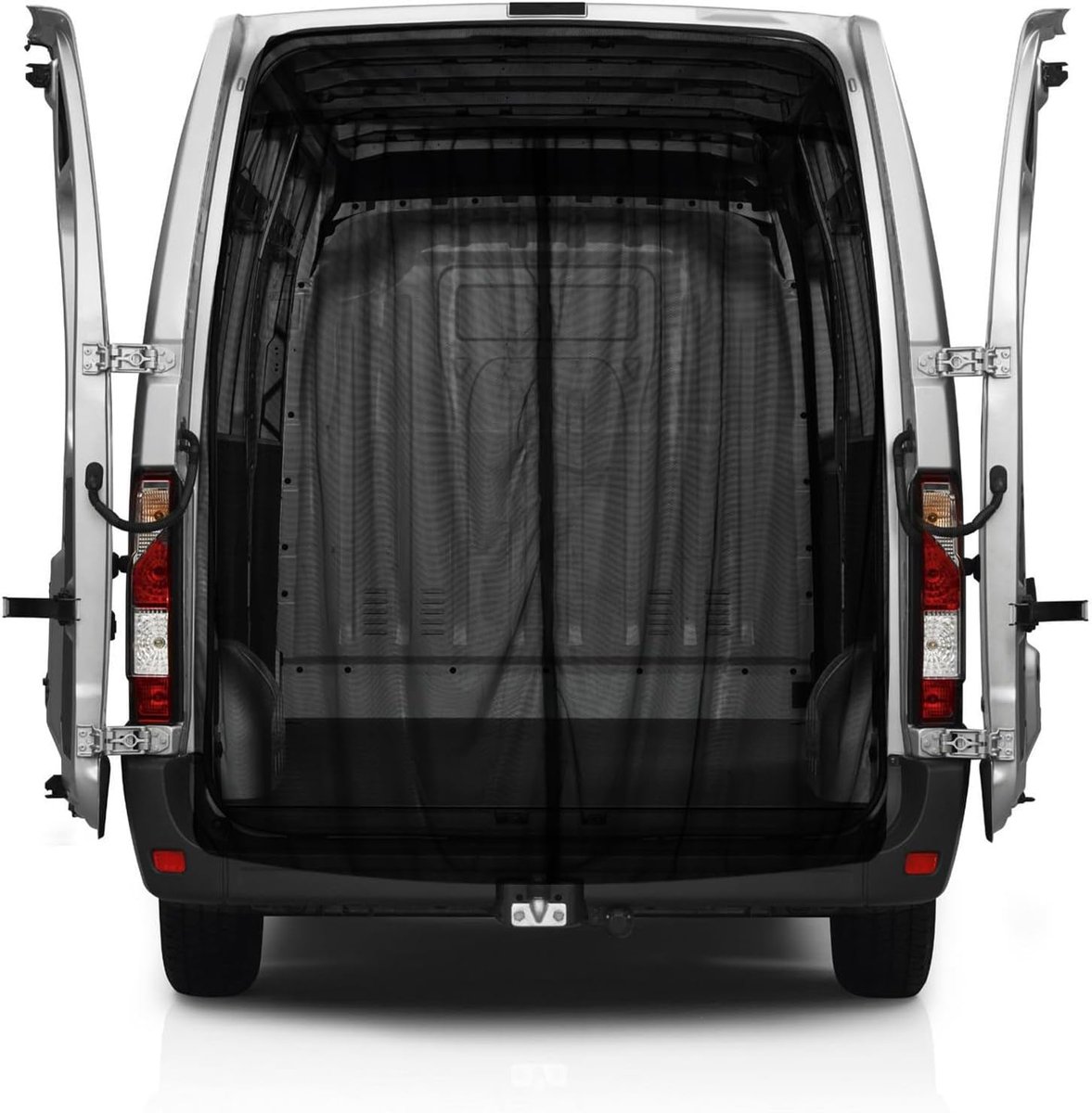 Magnetisch vliegenraam Ford Transit Custom - 4-zijdige magneten - privacy bescherming - ideaal voor kamperen - ShopVlot