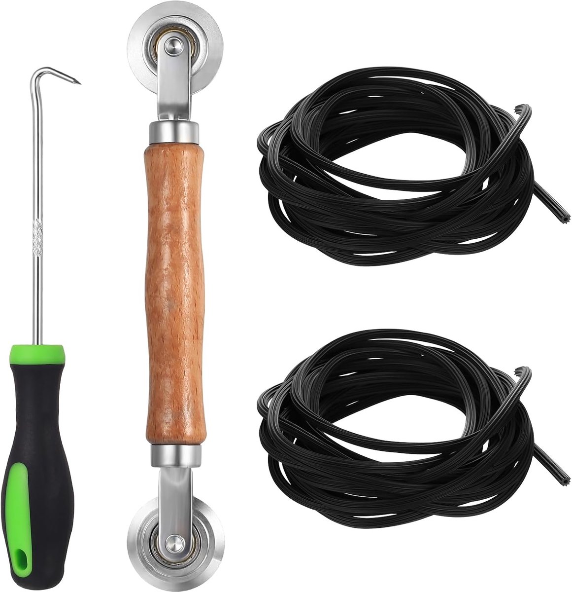 Tool retractor, inroller, fly screen spare parts, double wheel, rubber lanyard 5 mm x 18 m, rubber piping for fly - ShopVlot