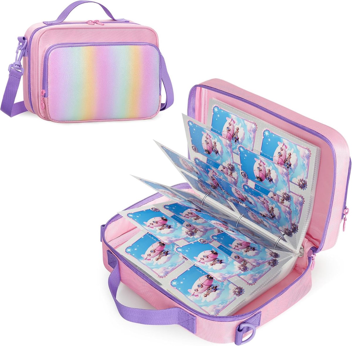 LoDrid Card Storage Bag, Bag Only, pink, Bag Organizer - ShopVlot