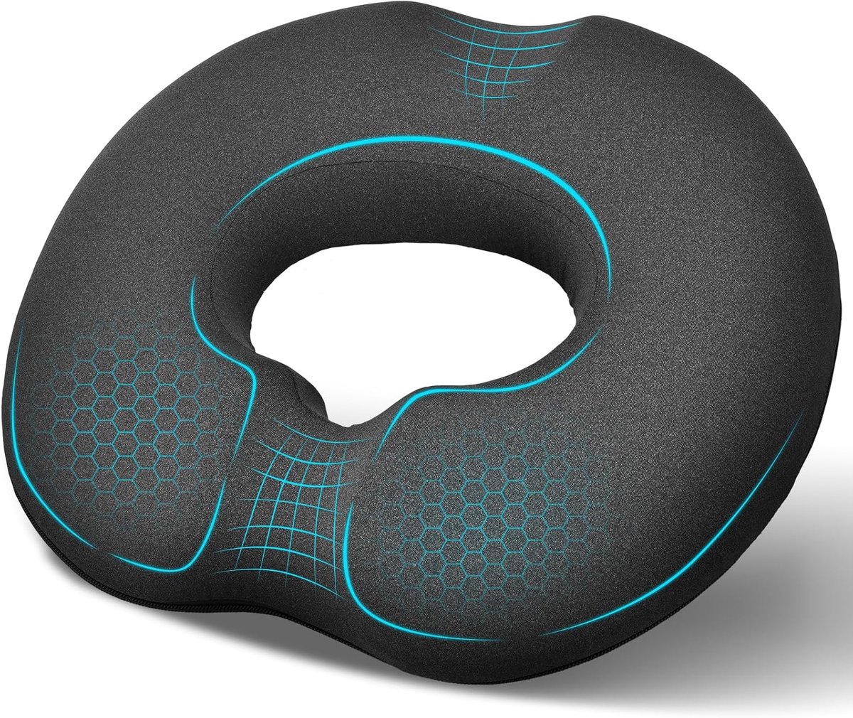 Men's Donut Pillow for Hemorrhoids, Comfortable Coccyx Pillow, Donut Pillow, Memory Foam Seat Cushion for Tailbone - ShopVlot
